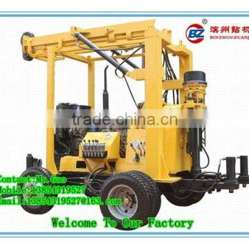 Muti-funcation trailer 300m Core Drilling Rig use for water well