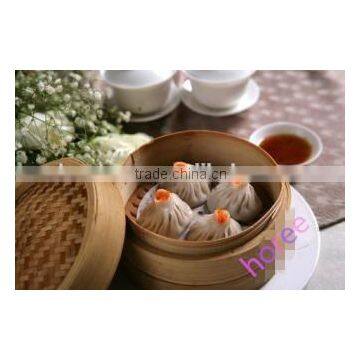 Round bamboo steamers with competitive price and good quality