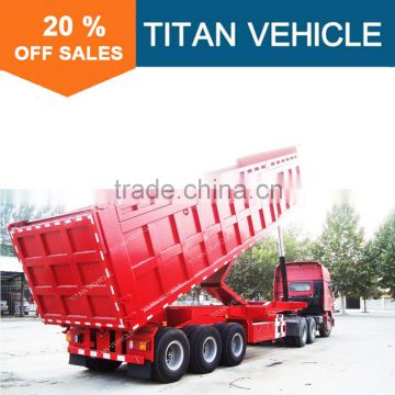 Titan Widely Used Tri Axle Commercial Dump Truck Trailer With Cheap Price