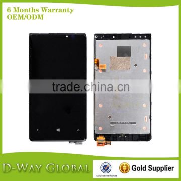 Full tested original lcd screen display digitizer with frame for Nokia Lumia 920 lcd