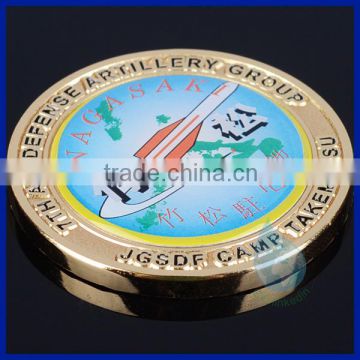 2014 epoxy Japanese coins for sale/new 2014 advertising gold coins