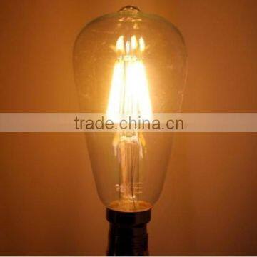 E27 4W ST64 LED filament lamp 2700K