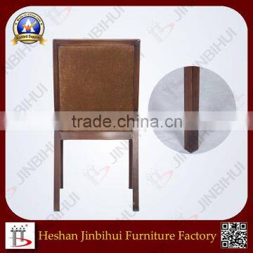 (BH-FM3018)Low Back Wood Apprearance Restaurant Chair photo-3