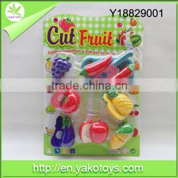 Fruit toys for kids cut fruit toy plastic fruit cutting