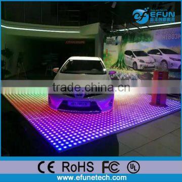 led portable color changing dance floor,led floor tile for exhibition, party,show