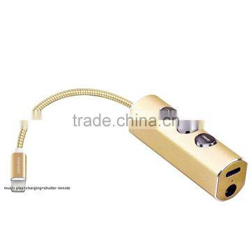 Wholesale 8-pin To 3.5mm Headphone Jack Adapter With Charging Port For IPhone 7 / IPhone 7 Plus photo-2