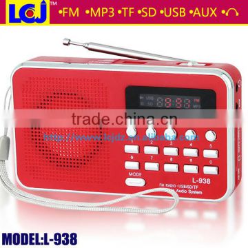 L-938 portable mini usb fm radio amplifier