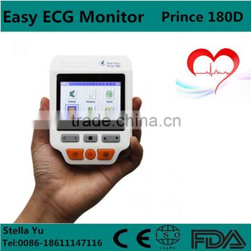 Handheld Color Screen ECG EKG Easy ECG Monitor