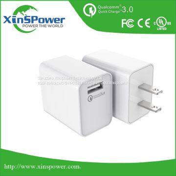 One Port US Plug 5V QC3.0 Wall USB Charger For Cell Phone photo-3