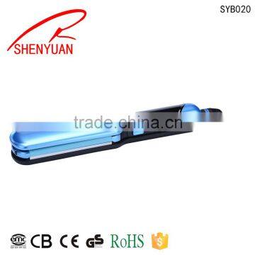 HOT SELL 2 In1 Straight & Curl Hair Iron Hair Straightening Iron With Beauty Customized Gift Box photo-3