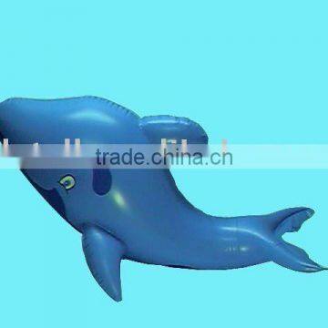 inflatable dolphin, inflatable toy, inflatable animal toy, inflatable model, inflatable dolphin rider