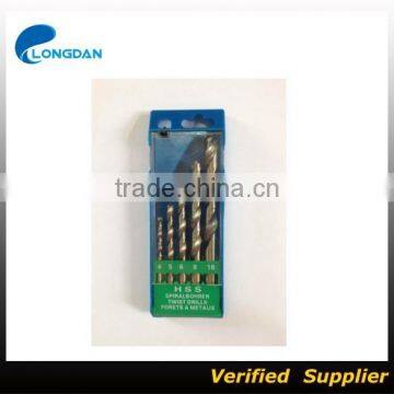 DIN338 fully ground hss straight shank twist drill bit