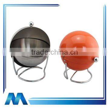 Colorful lid stainless steel sugar bowl for home