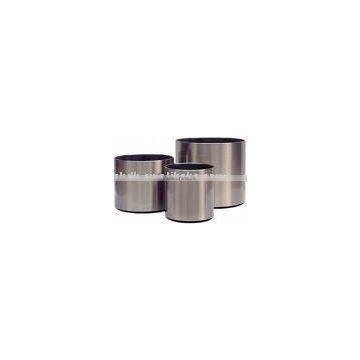 Stainless Steel Cylindrical Flower Pot (ISO 9001: 2000 APPROVED)