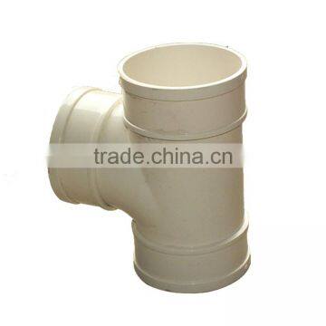 Supplier of Plastic Fitting huge size PVC Tee for drainage