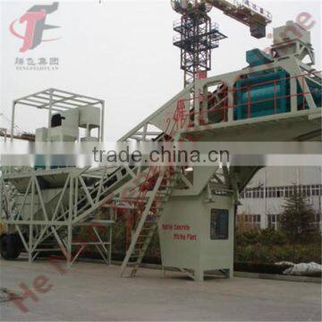 YHZS 90 mobile concrete batching plant with high quality