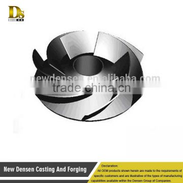 China produces high quality OEM Stainless steel pump impeller of casting parts with low price