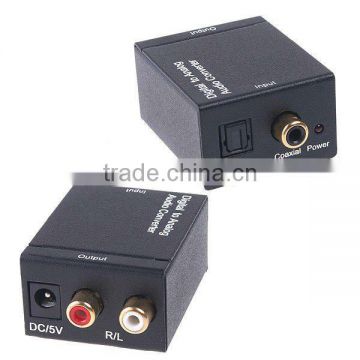 Digital Optical Coaxial Toslink to Analog RCA Audio Converter