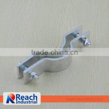 Galvanized Steel Short Tongue Riser Pipe Clamp