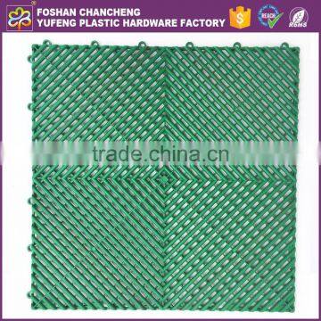 UV stabilized PP interlocking modular garage tiles