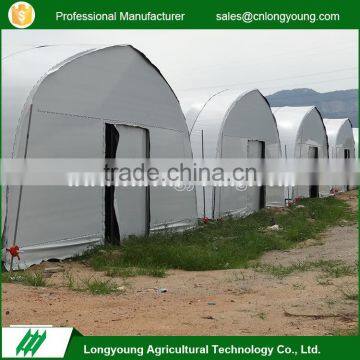 Manufacturer custom single plastic film anti-fog green house tunnel