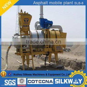 Gold Supplier 8t/h Mobile Asphalt Plant--SLB series Best Price