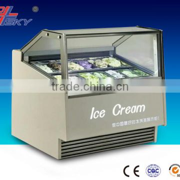 Vertical Hard Ice Cream Display Freezer