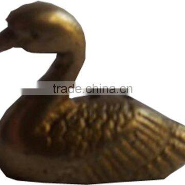bronze duck sculpture