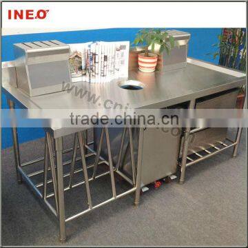 Multifunctional Food Prepare Work Table For Restaurant And Hotel