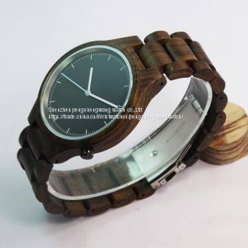 2017 Pure Wooden Quartz Relojes Men Watches for Sell