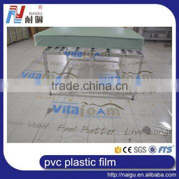 high quality printing plastic PVC mattress surface protective film