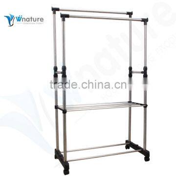 New Design Garment Rack, Dryer With Whees , Cheap Clothes Rack photo-3