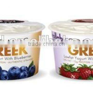 OEM IML pp plastic yogurt packaging cups