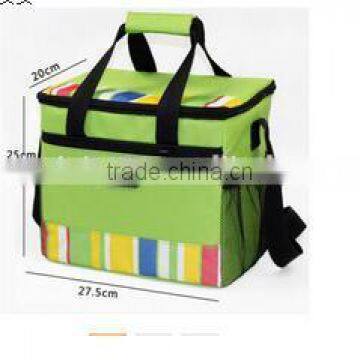 CY153 Lunch Tote Bag Box Cooler Bag, Silver Interior and Long Handles, Picnic Cold Drink Insulation Bag Cooler Bag Freezable photo-3