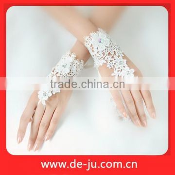 White Decoration Bridal Gloves Wedding Dress Accessories