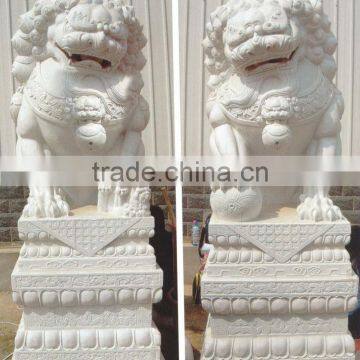 Chinese Style Lion Statue for Garden Decoration photo-6