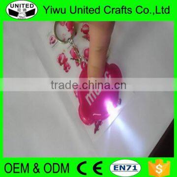 2017 New Design Souvenir Keychain Promotion Gift Led Keychain photo-2