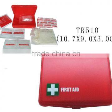 Hot sale custom logo plastic case travelling mini emergency first aid kit