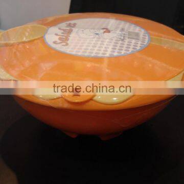 Salad Mixing Bowl Set With Plastic Salad Scoop Colander Mixing Bowl photo-4