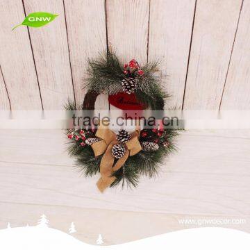 GNW CHWR-1605021 Professional Manufacturer Pine Needle Cheap Christmas Rattan Wreath photo-3