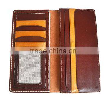 Minimal Leather Wallet Genuine Leather Card Holder With Pocket Wallet photo-3