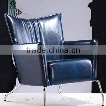 YY008 2016 Latest Modern Single Chair Leisure Chair With Strong Aluminum Foot photo-3