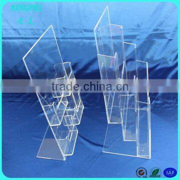 Acrylic Box,small Simple Tabletop Clear Acrylic Brochure Holder Box photo-4