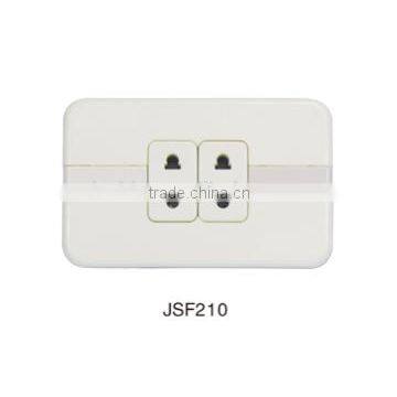 Cheap Plastic Panel 2 Gang 2 Way Hdmi Wall Panel Mounted Socket photo-2