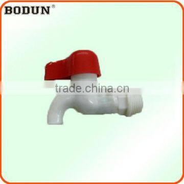 C1025-2 smaller red head pvc plastic bibcock/shower faucet