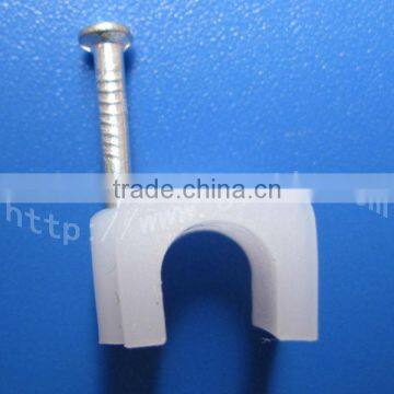 White Color Cable Nails, Cable Clips with factory price