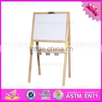 2017 New Design Kids Wooden Double-sided Magnetic Drawing Board for Sale W12B098 photo-4