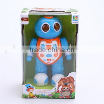 story talking cartoon ABS functional super robot toy with EN71