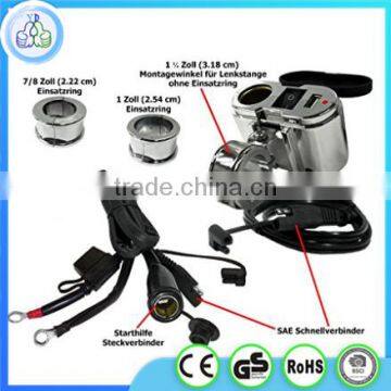 Wholesale China Motorcycle Double Usb Socket,motorcycle Mp3 Usb Player,usb Charger for Motorcycle photo-4