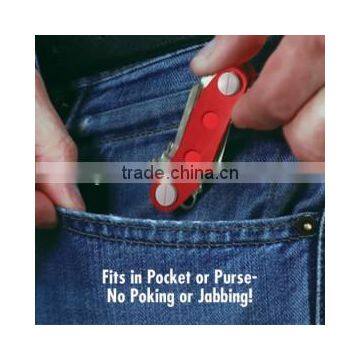 2016 New Arrival Easily Organize up to 12 Keys Aluminum Compact Key Holder photo-2